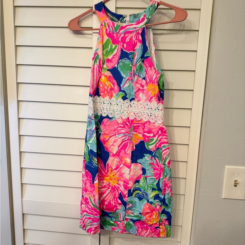 Lilly Pulitzer Pink, Green & Blue Floral Sundress